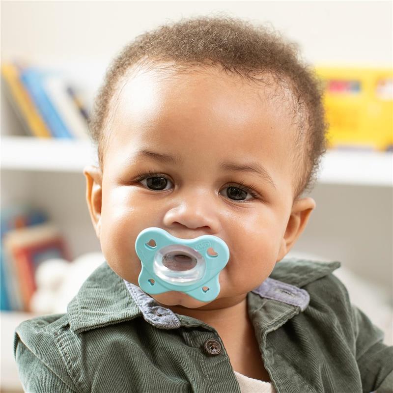 Chicco Feeding - Physioforma Dual Soft Pacifier Grey/Ultramarine 6-16M, 2Pk Image 5