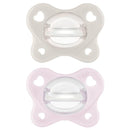Chicco Feeding - Physioforma Dual Soft Pacifier Pearl/Ballet Slipper 2-6M, 2Pk Image 1