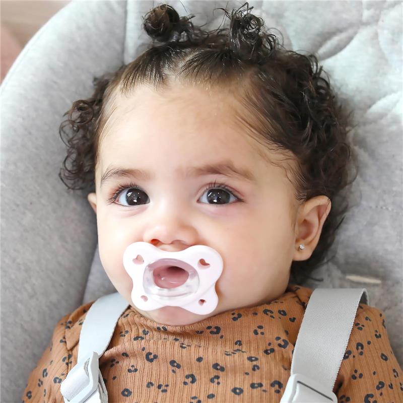 Chicco Feeding - Physioforma Dual Soft Pacifier Pearl/Ballet Slipper 2-6M, 2Pk Image 6