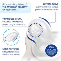 Chicco Feeding - Physioforma Dual Soft Pacifier Pearl/Sky 2-6M, 2Pk Image 2