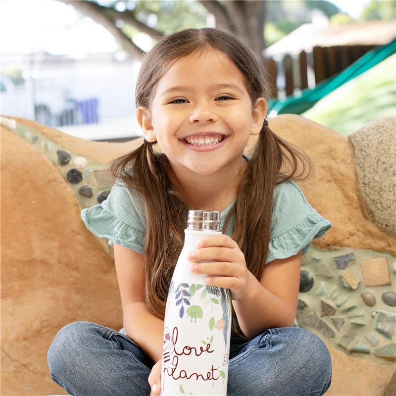 Chicco - Feeding Stainless Steel Insulated Water Bottle 12Oz Sloth Image 2