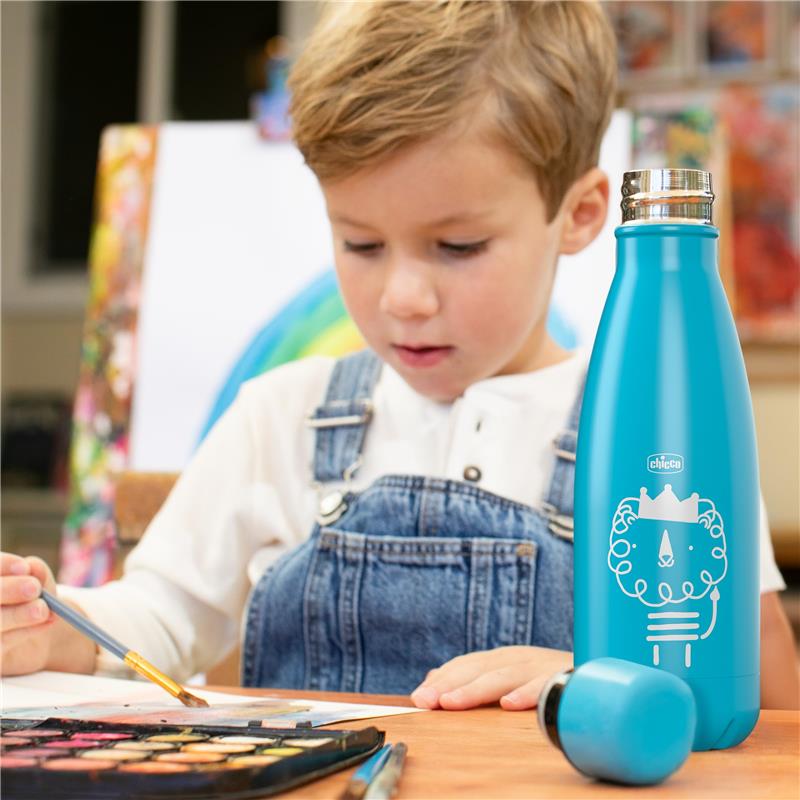 Chicco - Feeding Stainless Steel Insulated Water Bottle 12Oz Sloth Image 5