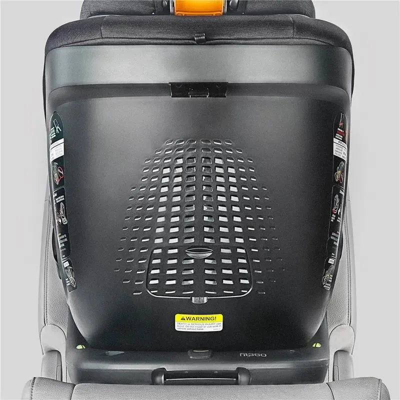 Chicco - Fit360 Cleartex Rotating Convertible Car Seat, Black Image 8