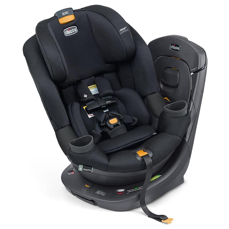 Chicco - Fit360 Cleartex Rotating Convertible Car Seat, Obsidian Image 1