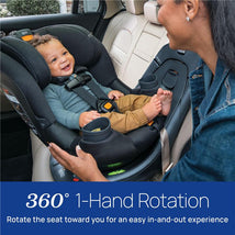 Chicco Fit360 Cleartex Rotating Convertible Car Seat, Obsidian Image 2
