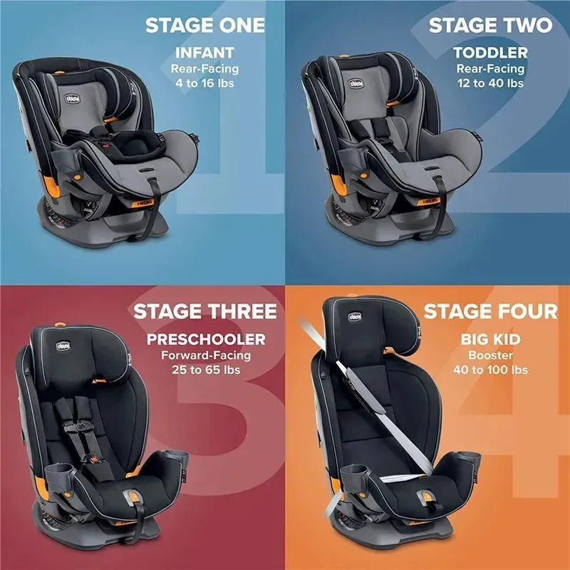 Chicco Fit4 4-in-1 Convertible Car Seat, Stratosphere Image 9