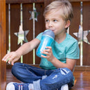 Chicco Flip Top Insulated Straw Cup 12+ Green/Teal Image 8