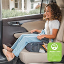 Chicco - GoFit ClearTex Plus Backless Booster Car Seat, Obsidian/Black Image 6