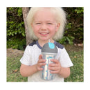 Chicco Insulated Flip-Top Straw Cup 9Oz, Silver/Blue Sunburst, 12M+ (1Pk) Image 5