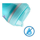 Chicco Insulated Rim Spout Trainer Sippy Cup 9Oz 12M+, 2PK, Teal/Pink/Floral  Image 3