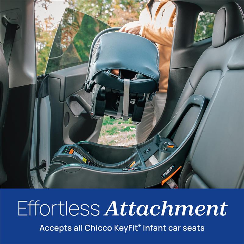 Chicco KeyFit Max Infant Car Seat Base, Stay-in-Car Base for Second Vehicle, Compatible with Chicco KeyFit, KeyFit 30, KeyFit 35 and KeyFit Max Inf Image 3