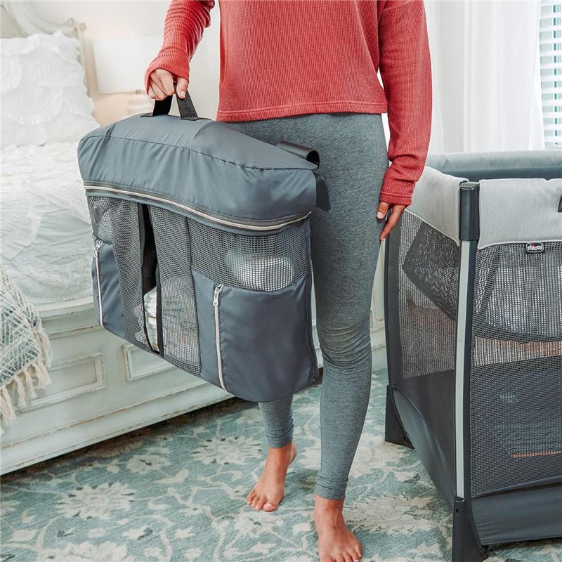 Chicco - Lullaby Zip All-in-One Portable Playard, Driftwood/Grey Image 6