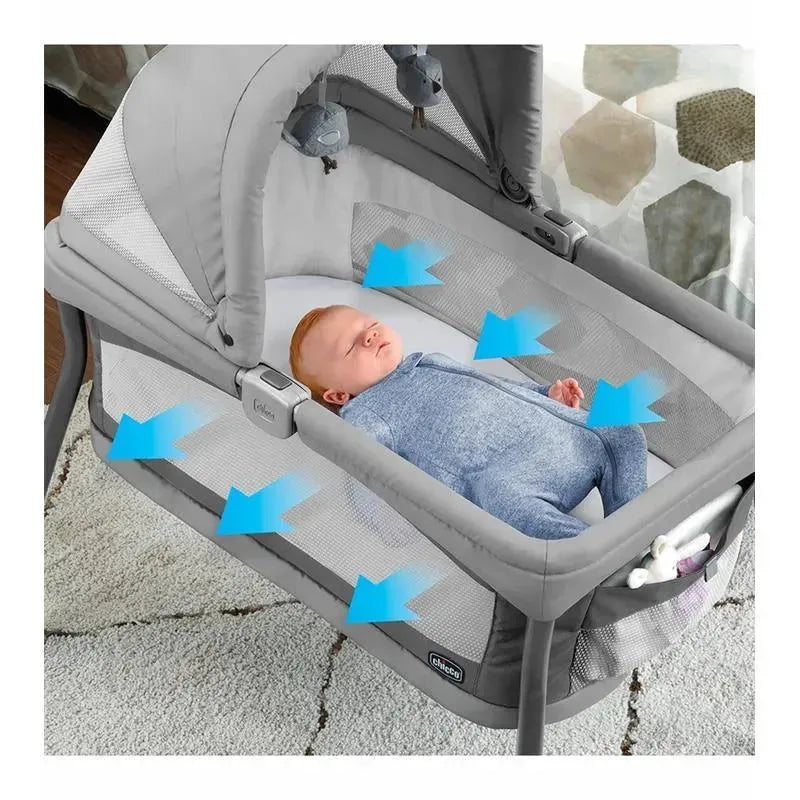 Chicco - LullaGo Nest Portable Bassinet, Dove Image 5