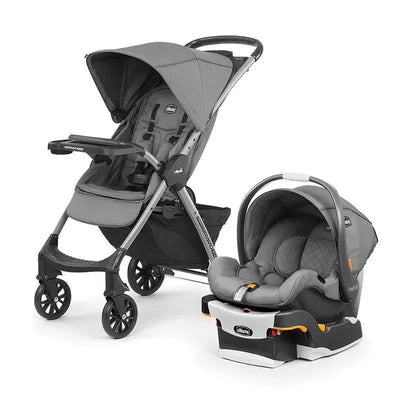 Chicco Mini Bravo Plus Travel System, Slate Image 1