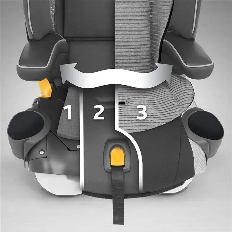 Chicco Myfit Zip Air Harness+Booster Car Seat, Q Collection Image 9