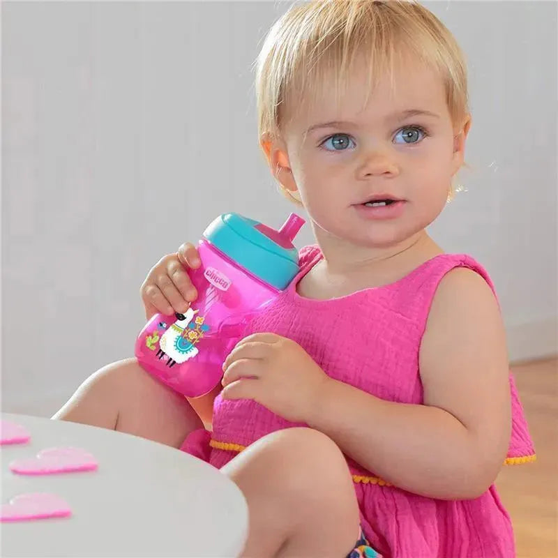 Chicco - Natural Fit Straw Trainer Cup, Pink/Purple Image 6
