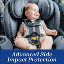 Chicco OneFit LX ClearTex All-in-One Car Seat with LeverLock Installation, Slim Design, Convertible Car Seat, Smoke/Grey Image 9