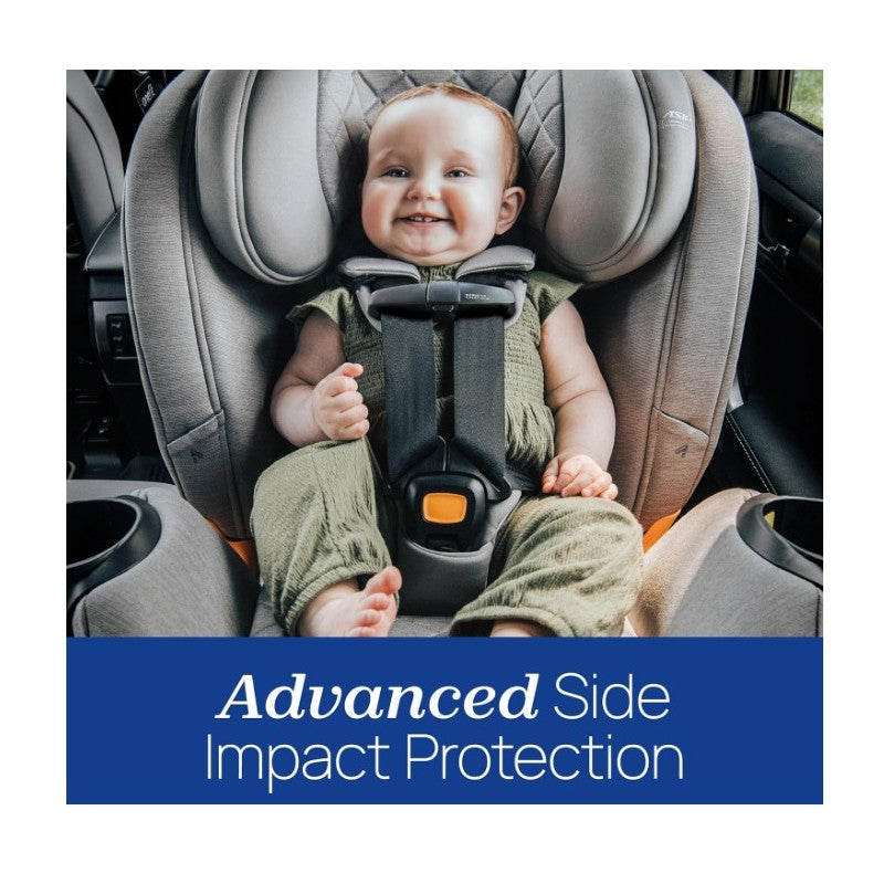 Chicco Onefit Max Cleartex All-In-One Car Seat, Ash Image 3