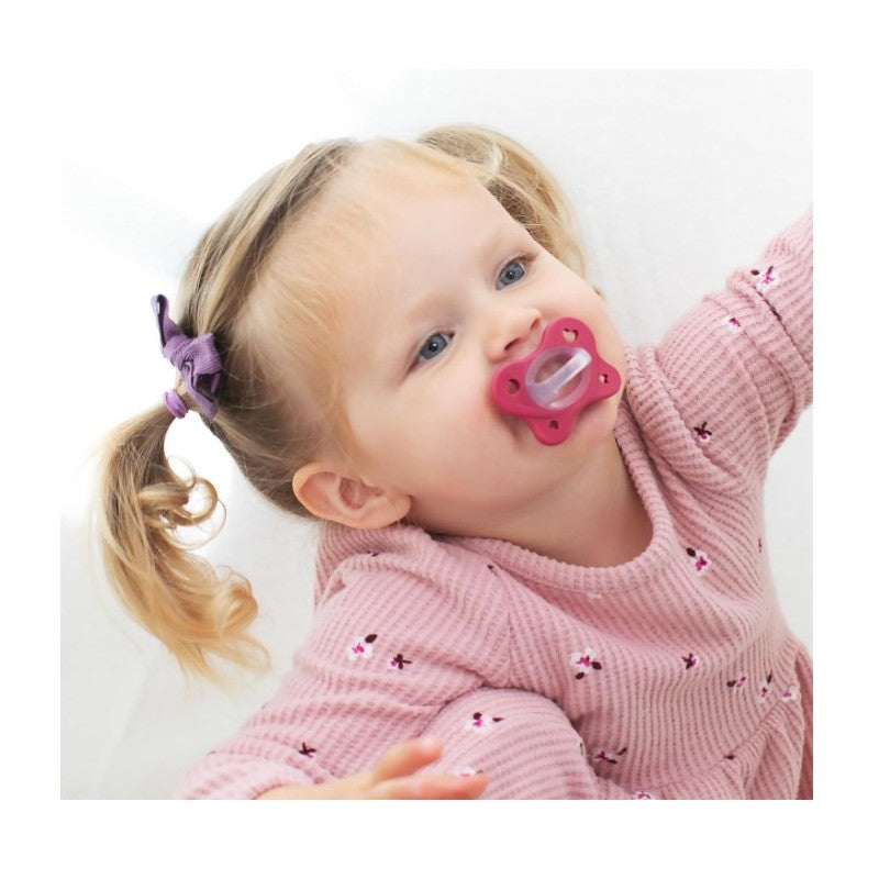 Chicco Physioforma Dual Soft Pacifier, Mulberry 16-24M 2Pk Image 2