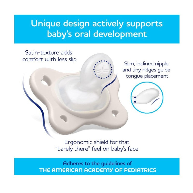 Chicco Physioforma Dual Soft Pacifier, Mulberry 16-24M 2Pk Image 3