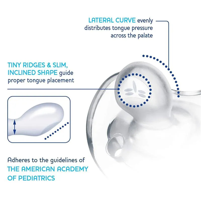 Chicco - Physioforma Luxe Pacifier 6-16M, Crystal Clear  Image 9