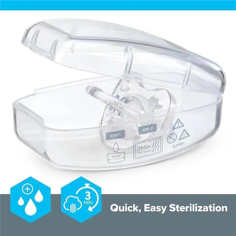 Chicco - PhysioForma Luxe Silicone One Piece Pacifier for Babies Aged 0-6m, Multicolor 4pk Image 5