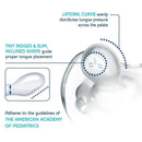 Chicco - PhysioForma® Orthodontic One-Piece Silicone Pacifier, 0-6m, Clear 4-Pack Image 2