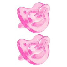 Chicco Soft Silicone Pacifiers 0-6m, 2pack, Pink Image 1