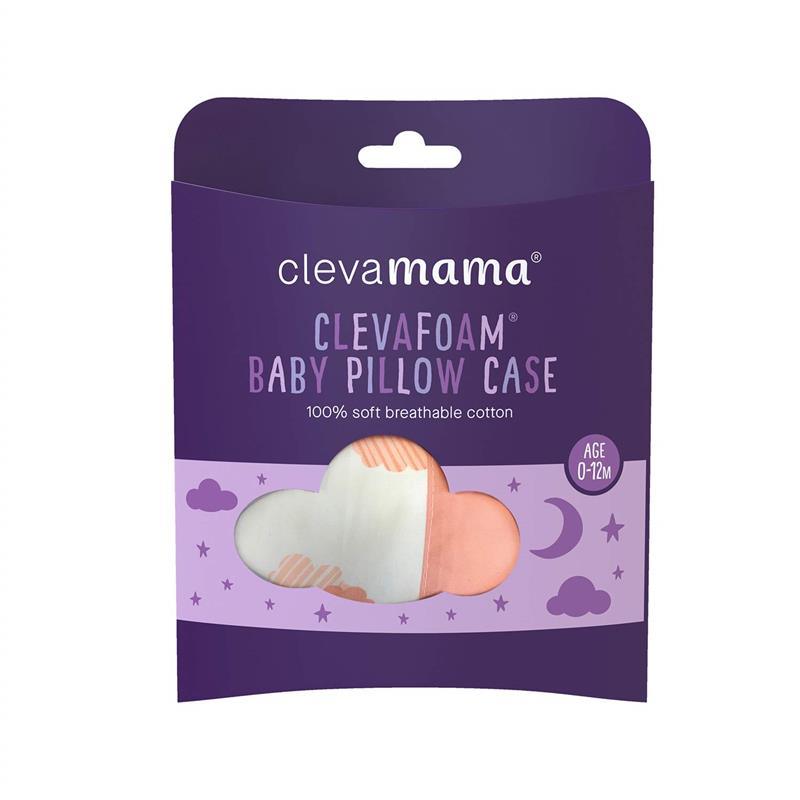 Clevamama - Clevafoam Toddler Pillow Case, Coral Image 9