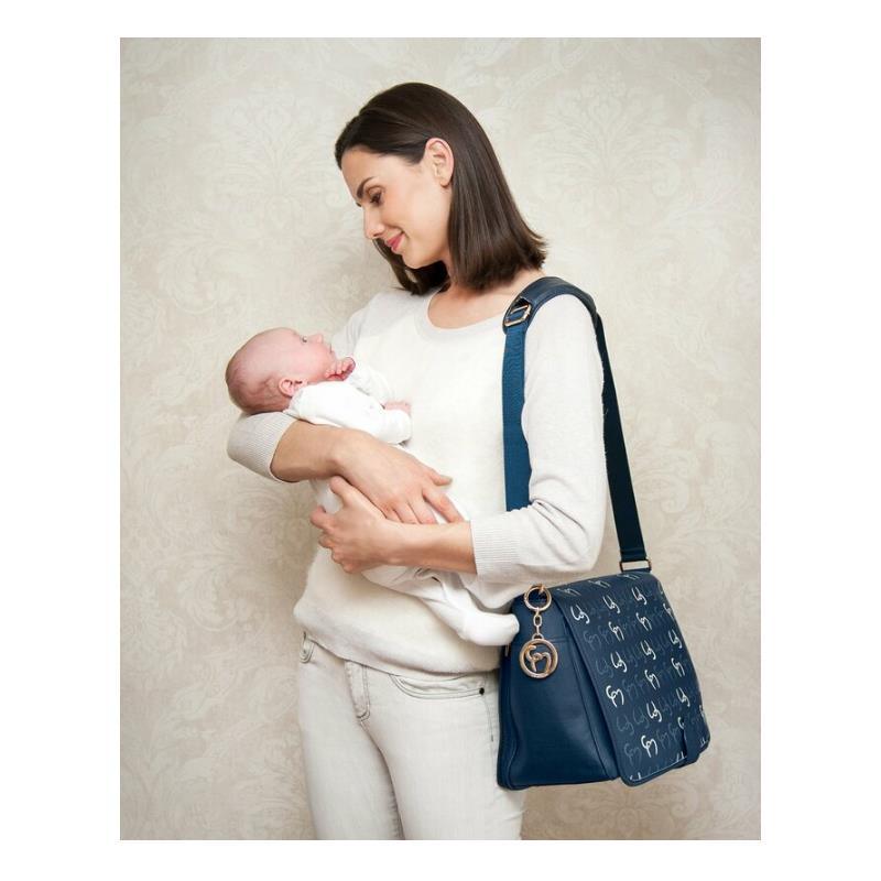 Clevamama - Ellie Baby Diaper Bag, Navy Image 3
