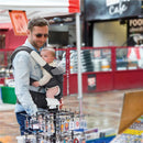 Clevamama Ergonomic Baby & Hip Carrier, Black Image 7