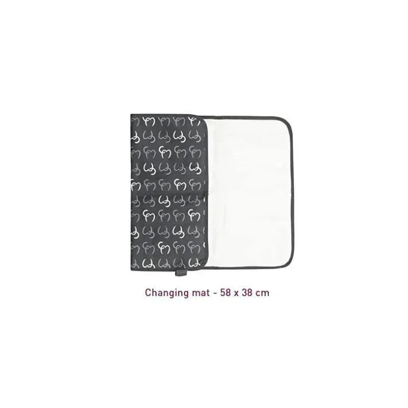 Clevamama - Nicole Tote Diaper Bag, Asphalt Image 2
