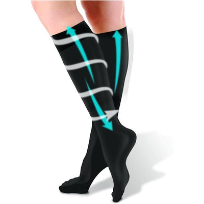 Cloudz - Compression Flight Socks, Medium (Black) Image 1