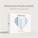 Comfy Cubs 4Pk Muslin Swaddle Blankets, Blue Image 5