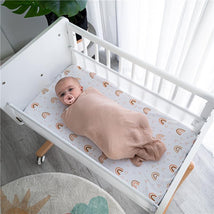 Comfy Cubs 4Pk Muslin Swaddle Blankets, Cream, Blush, Bold Blush, Mauve Image 2