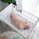 Comfy Cubs 4Pk Muslin Swaddle Blankets, Cream, Blush, Bold Blush, Mauve Image 2
