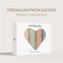 Comfy Cubs 4Pk Muslin Swaddle Blankets, Pacific, Cedar, Sage, Blush Image 5
