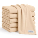 Comfy Cubs 6Pk Baby Burp Cloths Set, Cream Image 1