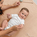 Comfy Cubs Muslin Baby Blanket, Cream Image 6
