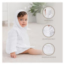 Comfy Cubs Muslin Bathrobe White, 18/24M Image 2