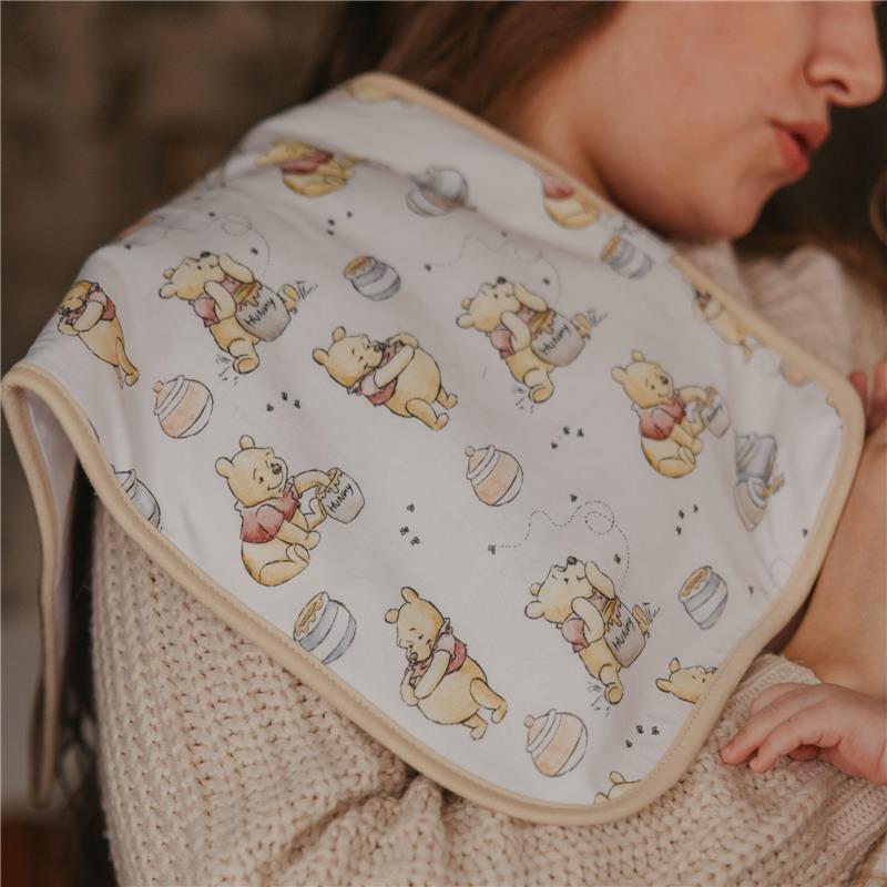Copper Pearl - 3Pk Baby Burp Cloth Large Absorbent Triple Layer Gift Set Hundred Acre Wood Image 4