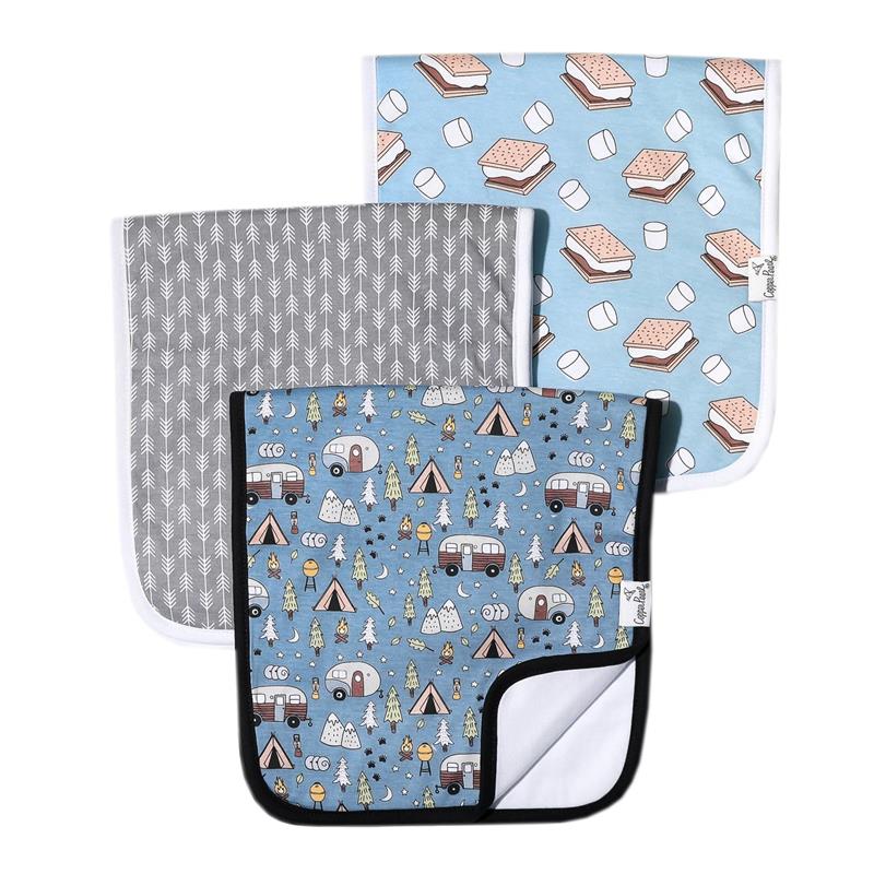 Copper Pearl - 3Pk Premium Baby Burp Cloths Bridger Set Image 1