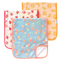 Copper Pearl - 3Pk Premium Baby Burp Cloths Clementine Set Image 1