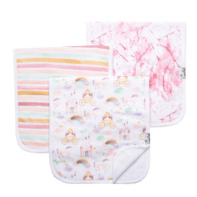 Copper Pearl - 3Pk Premium Baby Burp Cloths Enchanted Set Image 1