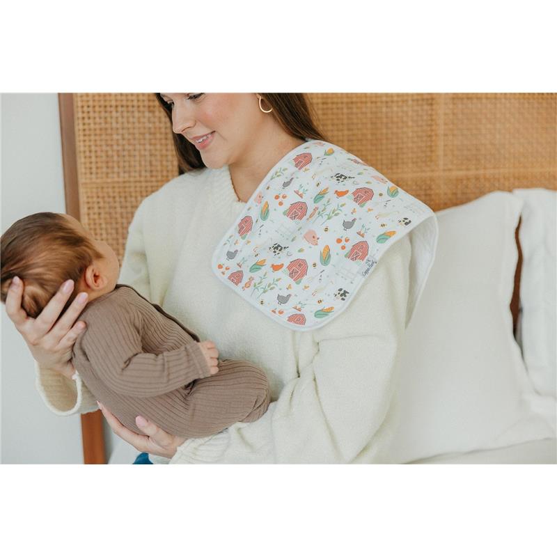 Copper Pearl - 3Pk Premium Baby Burp Cloths Farmstead Set Image 9
