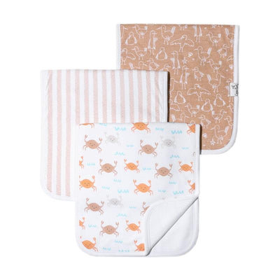 Copper Pearl - 3Pk Premium Baby Burp Cloths Tide Set Image 1