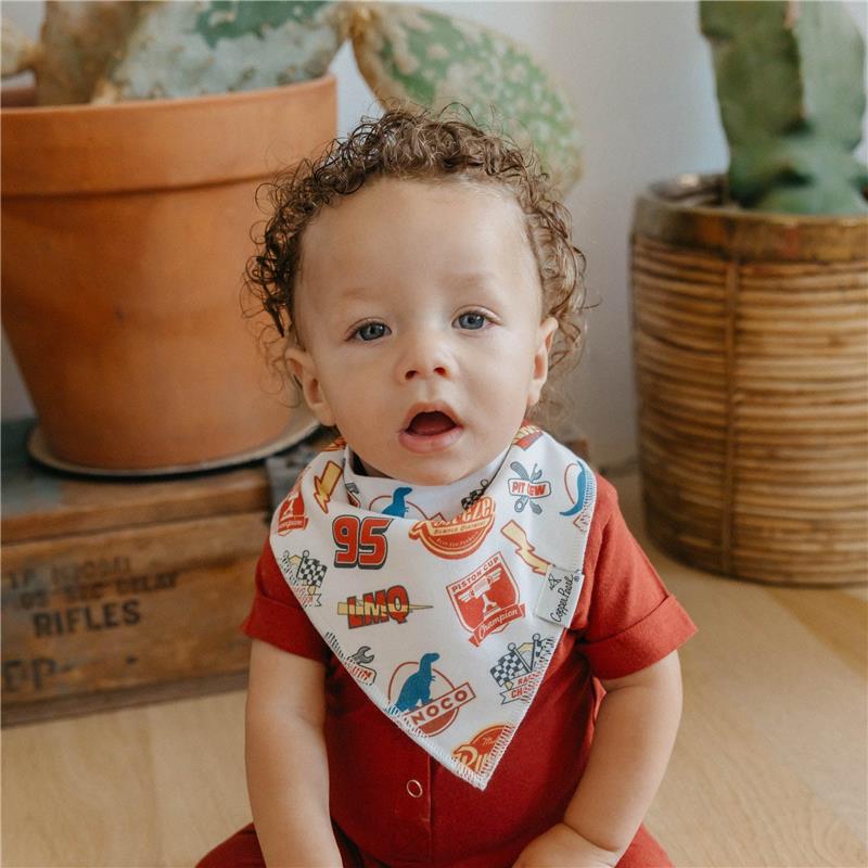 Copper Pearl 4Pk Disney Pixar Cars Bandana Bib Set Image 4