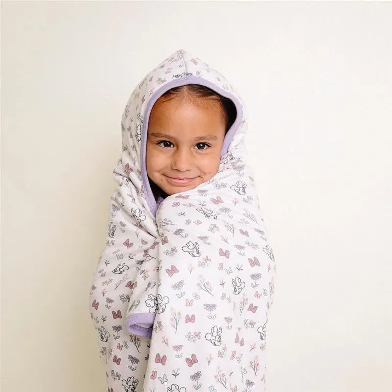 Copper Pearl - Disney Minnie Mouse's Bowquet Premium Big Kid Hooded Towel Image 1
