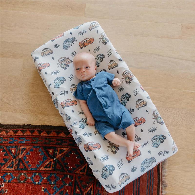 Copper Pearl Disney Pixar Cars Premium Diaper Changing Pad Cover Image 5