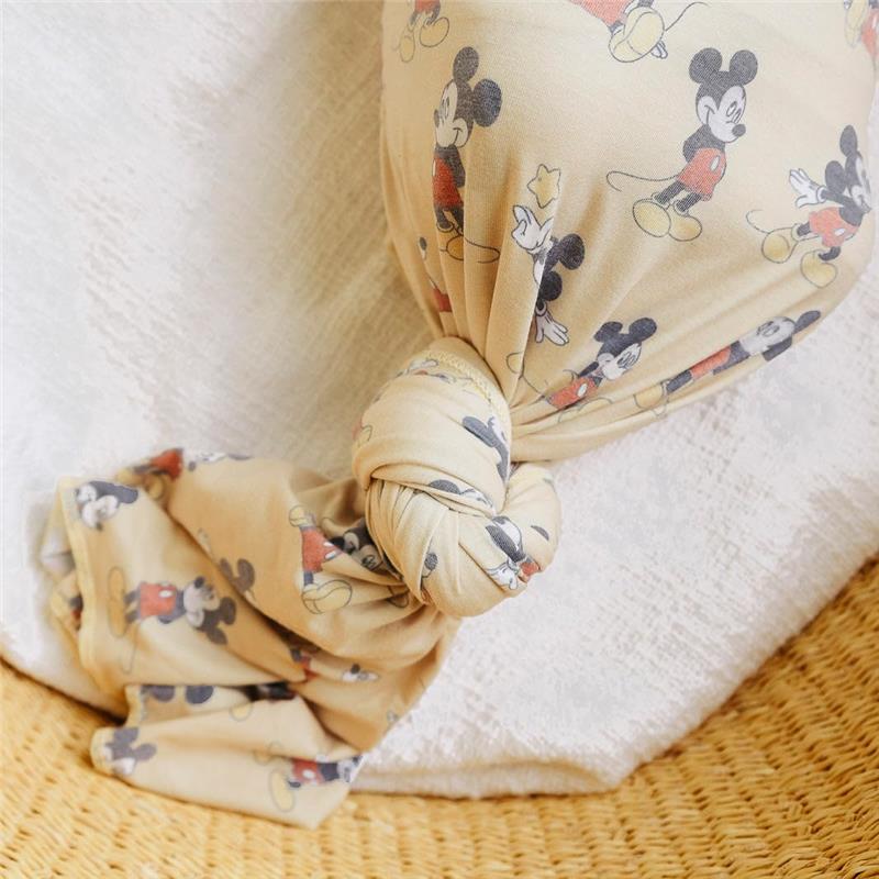 Copper Pearl - Large Premium Knit Baby Swaddle Receiving Blanket Enchanted Friends Image 4